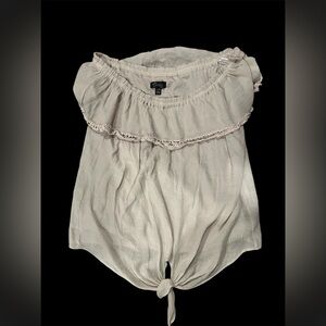 Thalia Sodi Cream Off-Shoulder Blouse